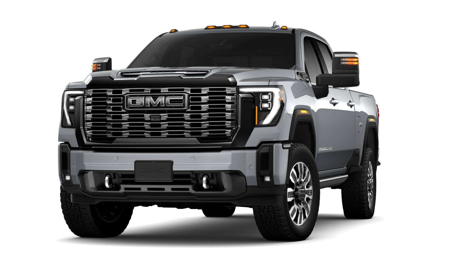 2026 GMC Sierra 2500 HD Denali Ultimate in Sterling Metallic — front three-quarter view