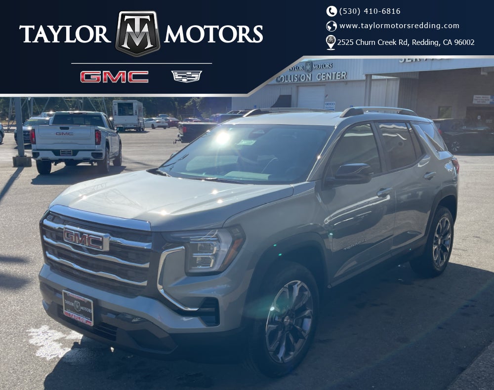 2026 GMC Terrain Elevation in Sterling Metallic — front three-quarter view