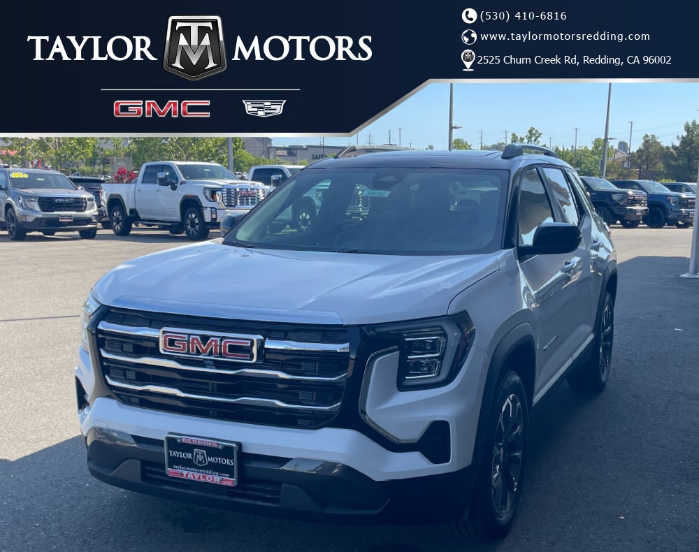 2026 GMC Terrain Elevation in Summit White — front three-quarter view