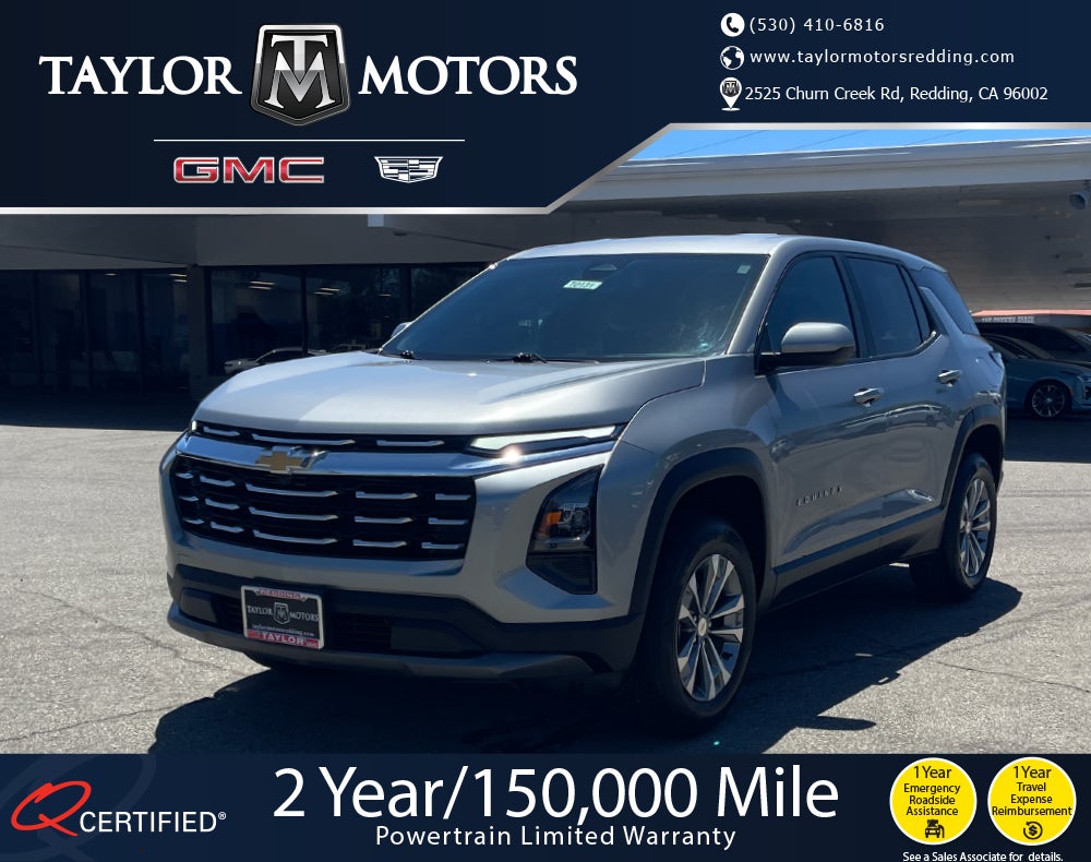 2025 Chevrolet Equinox LT in Sterling Gray Metallic — front three-quarter view